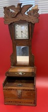 Vintage Hand Made Clock Box Cigarette Dispenser picture