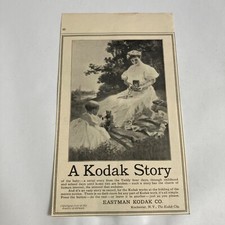 Antique 1907 Kodak Newspaper Advertisement Ad Eastman Photography Vintage picture
