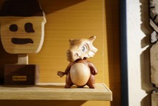 Handmade Wooden Cubone For Pokémon Fans, Gamer Boyfriend, 90s Kids picture