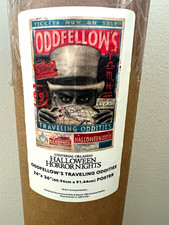 Universal Studios HHN Oddfellow's Traveling Oddities Poster 24x36 picture