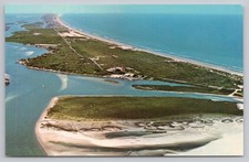 Postcard Bird's Eye View Lighthouse Ponce Inlet Daytona Beach Florida picture