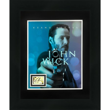 Keanu Reeves Autographed John Wick Deluxe Framed 16x20 Movie Poster Piece - JSA picture