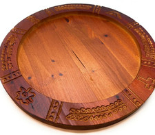 TABLERO DE IFA OPÓN  18”  4 Caras EsShu Orula BABALAWO Orummila Madera Yoruba picture