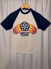 VTG 1982 Disney EPCOT Center Opening Day Raglan Shirt Small Made In USA Rare picture