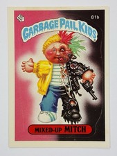 1985 Topps Garbage Pail Kids -Series 2 -Glossy #81b MIXED-UP MITCH (NM/EX) PICS picture