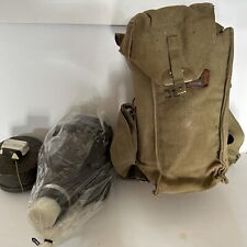 Genuine Israeli rubber gas mask with canister Filter & Extras SEALED picture