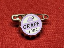Disney Pixar Up Grape Soda Bottle Cap Ellie Badge Pin picture