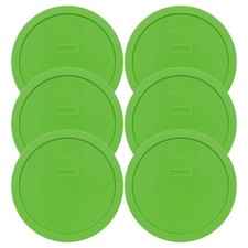 Pyrex 7402-PC 6/7-Cup Green Food Storage Replacement Lid (6-Pack) picture