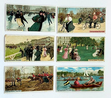 1898 Stollwerck Card Lot Album 3 Group 119 Sports Pictures Complete Set picture