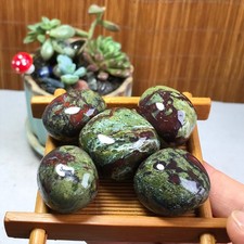 5pcs Natural Dragon blood Crystal gemstone Polish Mineral Specimen Tumbled A5307 picture