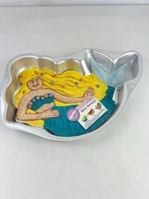 WILTON Merry Mermaid Character Cake Pan Mold 1993, Mold #2105-6710 picture
