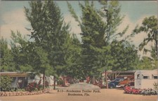 Bradenton Trail Park, Florida FL Entrance Kiwanis Postcard UNP c1930s B4330D3.5 picture