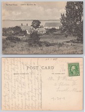 The Pearl House Orr's Island, Maine Postcard 1914 M.J. Prince picture