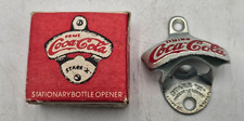 Vintage Starr “X” Coca-Cola Stationary Bottle Opener Wall Mount In Original Box picture