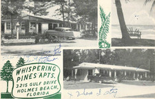 FT PIERCE FLORIDA-WHISPERING PINES SOUTH DIXIE HWY-HOUSEKEEPING APTS Posted 1982 picture