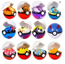 Pokémon Pokeball Action Figure Mewtwo Gengar Pikachu Mobile Model Toy Gift picture