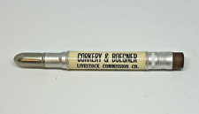 Chicago Illinois Vintage NATIONAL LIVESTOCK COMMISSION CO Bullet Pencil picture