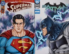 Original Custom Blank Sketch Cover Comic Artwork DC Marvel Image Commissions picture