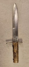 WW2 Italian Fascist M.V.S.N. Blackshirt Militia Fighting Knife No Scabbard  picture