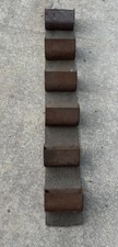 VTG Grain Elevator Canvas Conveyor 6 Bucket Lift Industrial Farm Wall Decor picture