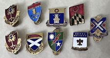 9 Vintage United States Military Badges Pins picture
