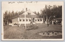 1927 Fernald's Auto Inn Newburyport MA RPPC Vintage Lobster Clam Restaurant picture