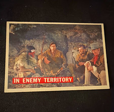 VTG Walt Disney Davy Crockett 1955 T.C.G. #49 In Enemy Territory Card picture