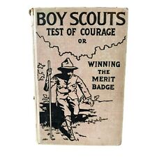 ATQ BOY SCOUTS TEST OF COURAGE OR WINNING THE MERIT BADGE 1913 BY A FLETCHER picture