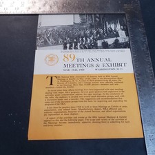 Vintage 1960 National Rifle Association Advertisement 89th Annual NRA Meeting picture