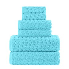 Elegant Comfort Luxury 6-Piece 100 Turkish Cotton Jacquard Braided Textured picture