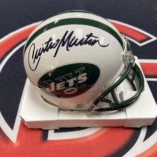 Curtis Martin New York Jets Mini Helmet Signed Autographed PSA COA picture