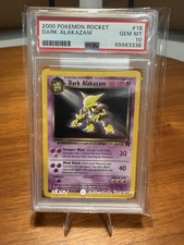 Pokémon Team Rocket 2000 Dark Alakazam #18 PSA 10 GEM MT English picture