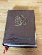 Vintage Holy Bible Catholic 1960 J J Little & Ives picture