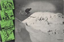 Skiing Ski Jump Washington Junior Chamber of Commerce Borgersen c1930s E887 picture