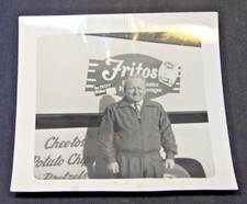 Outstanding Circa 1950's Fritos Chips Delivery Driver Photo-Original picture