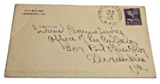 MARCH 1946 WASHINGTON & OLD DOMINION W&OD RPO TRAIN #5 RPO ENVELOPE BLUEMONT picture