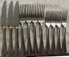 Continental Baquette-Baquette II Stainless by Wallace Silver 11pc set picture