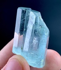 71 Carat Aquamarine Crystal Specimen From Pakistan  picture