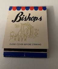 Vintage Bishop’s Buffets And Cafeterias  1Matchbook Unstruck 2 picture