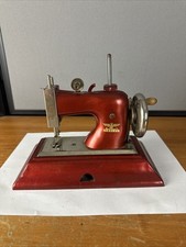 Vintage 1940-50s Casige Childs Sewing Machine German Metal Hand Crank picture