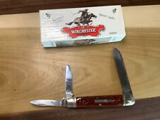1992 Winchester   W 18 39101 Large Whittler 3 Blades Blue Grass Cutlery picture