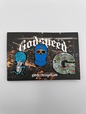 Godspeed 3 Piece Enamel Pin Set picture