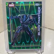 2026 Topps Chrome Marvel Black Panther Green Ray Wave Refractor/99 picture