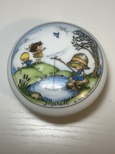 Vintage 1966 Joan Walsh Anglund March Trinket Box Ebeling Reuss W Germany picture