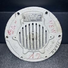 VINTAGE WW2 USN Ships Explosion Warning Horn Federal Electric type H5 Dated 1942 picture