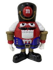 Vintage Red M&M’S Candy Nutcracker Dispenser Collectable Royal Guard Working picture
