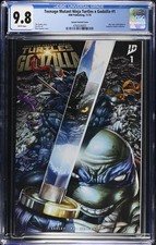 TEENAGE MUTANT NINJA TURTLES X GODZILLA #1 CGC 9.8 (SGCC) LTD/500 MICO SUAYAN picture