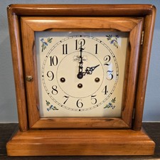 Wuersch Mantel Clock Hermle 340‑020 Floating Balance Westminster Chime Serviced picture
