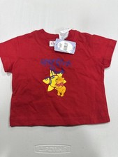Vintage Disney Store My First Pooh T-Shirt Red Baby 6 Months NWT picture
