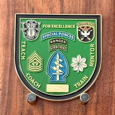 1st Battalion 1st SWTG(A) Special Forces Double Sided Challenge Coin  W#32 picture